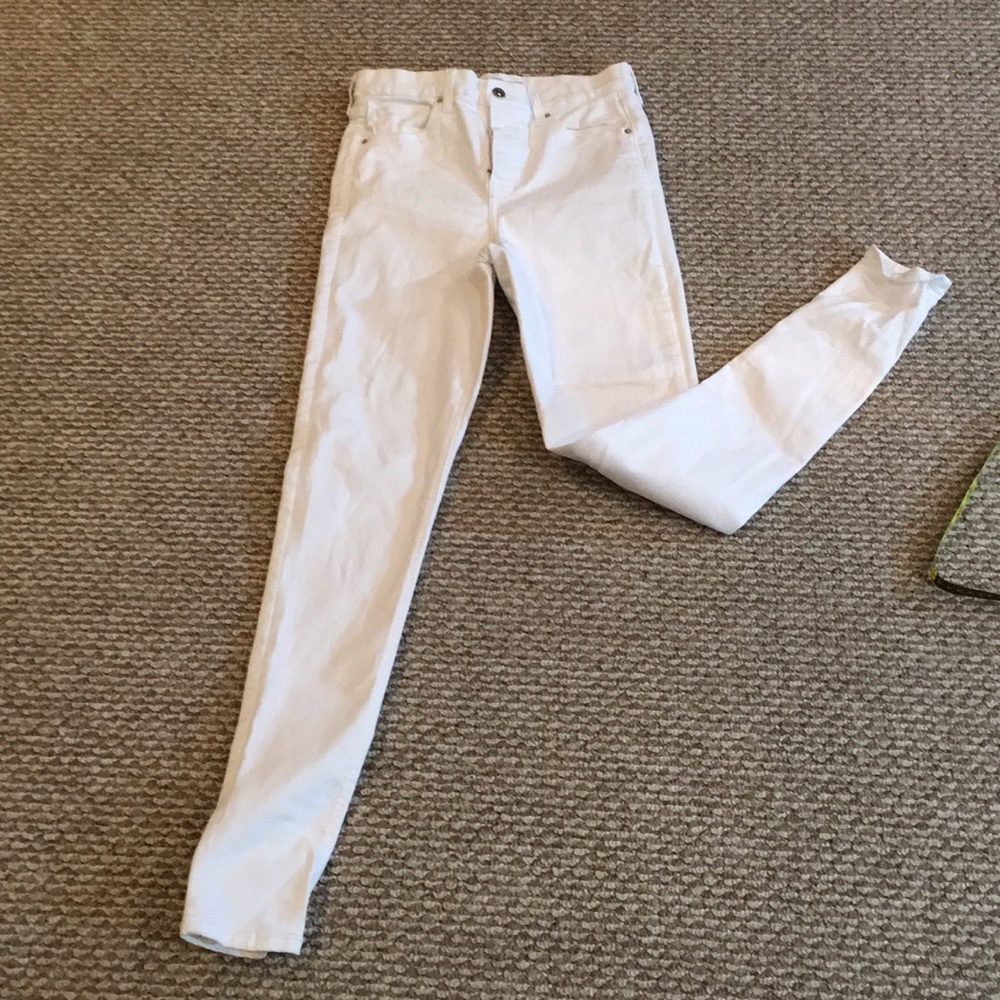 Topshop White Highwaist JAMIE Jeans size 30